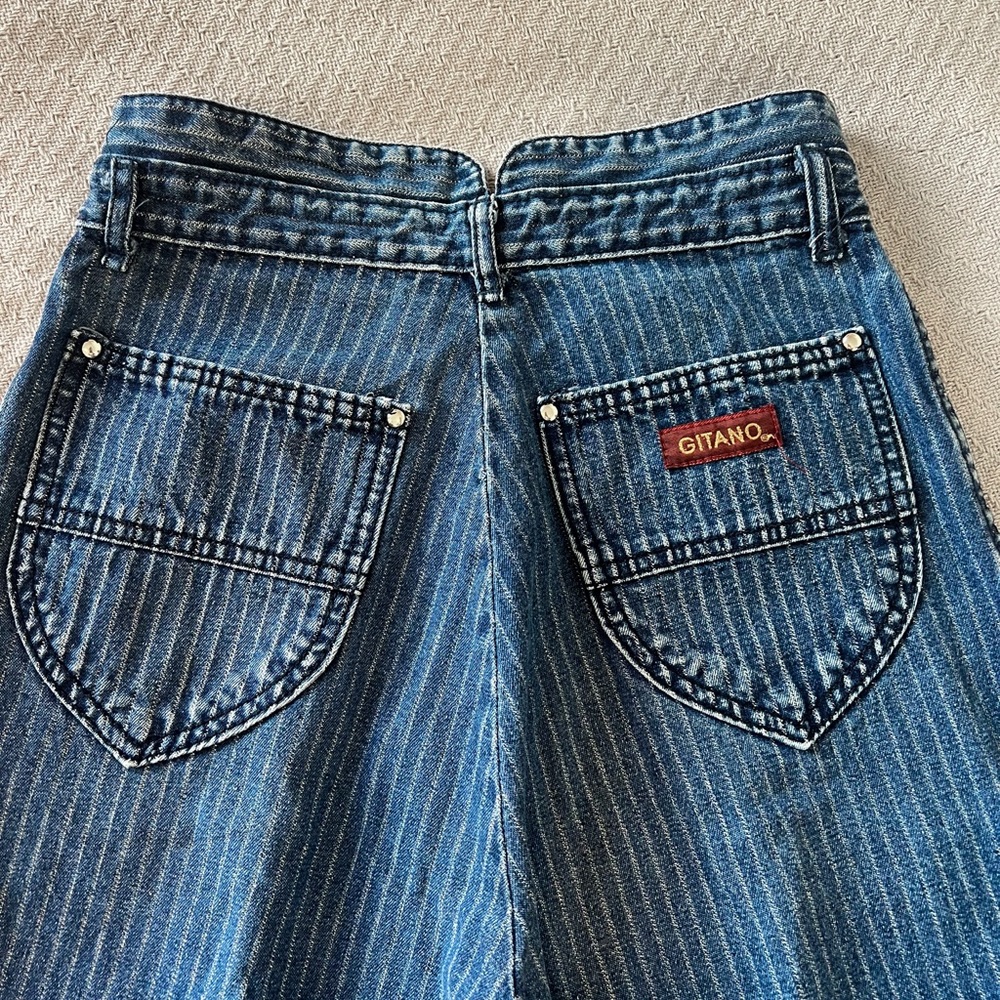 Vintage Gitano Pinstripe Jeans - Picture 3 of 4